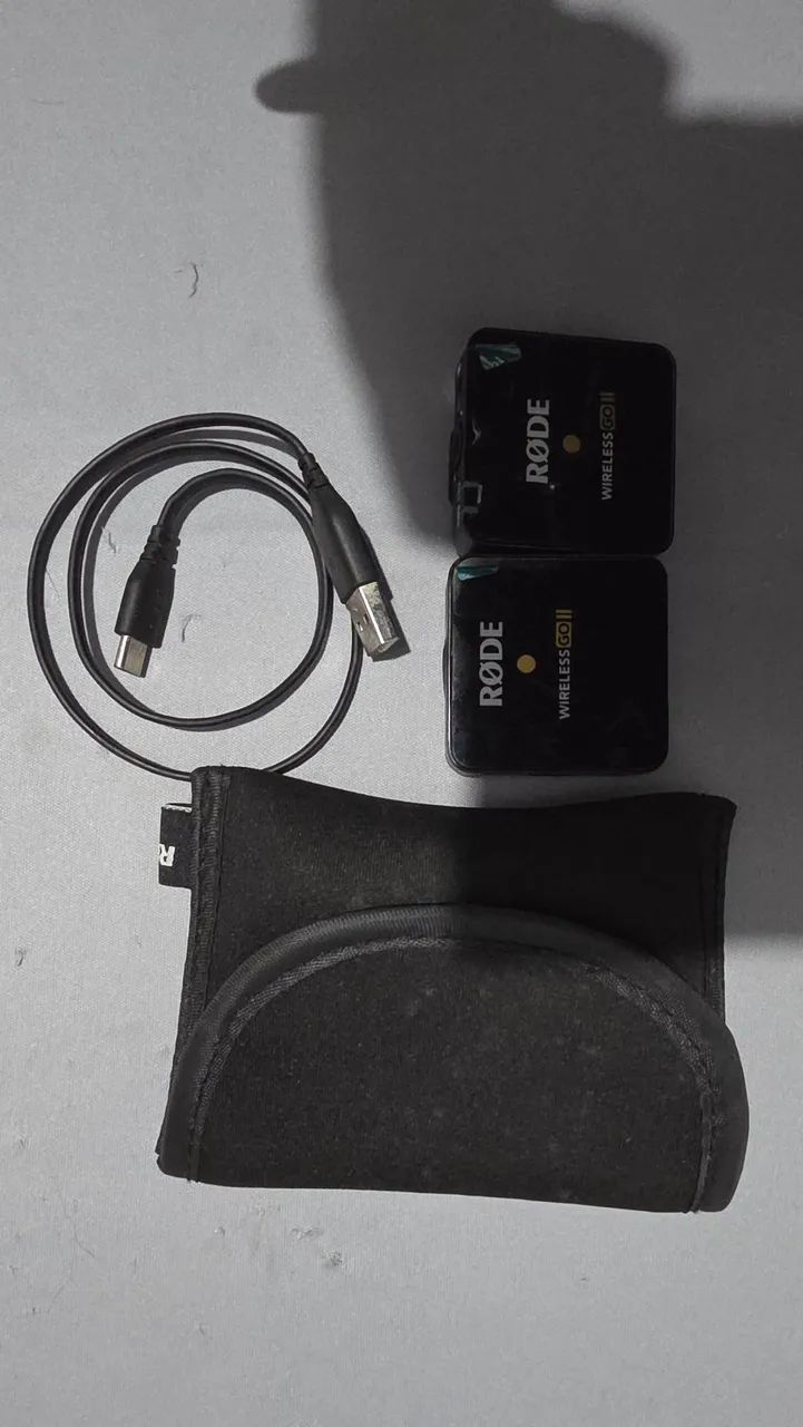 Rode wireless GO 2 completo na caixa com todos os acessorios originais