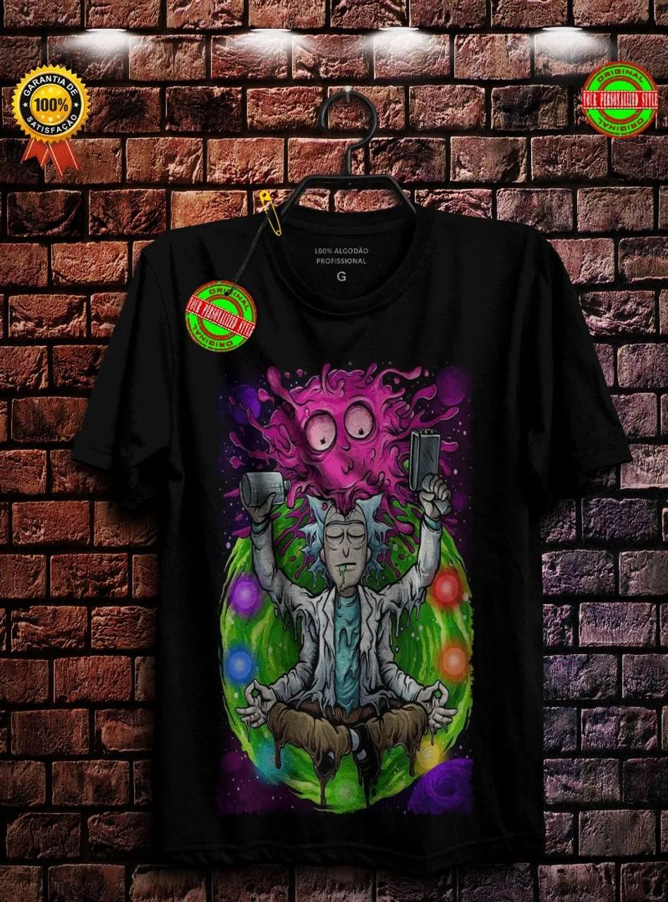 Camiseta Rick and Morty - Rick vs Monstro - Foto 5