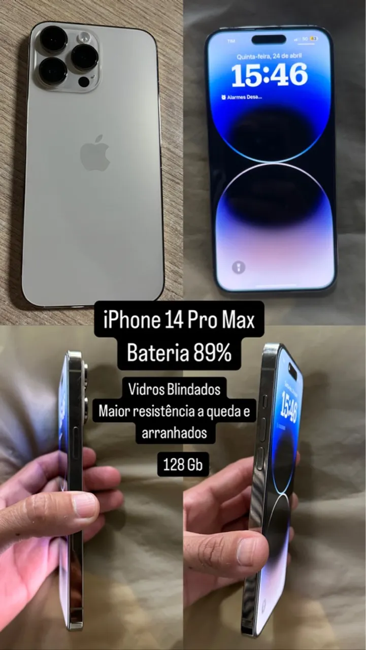 iPhone em perfeito estado, nunca mexido, blindagem dos vidros, maior resistência