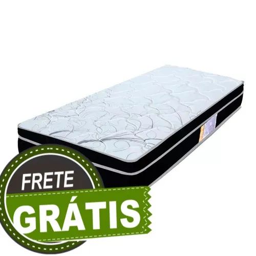 Colchão de Molas Bonnel Solteiro 24cm - Frete Grátis!