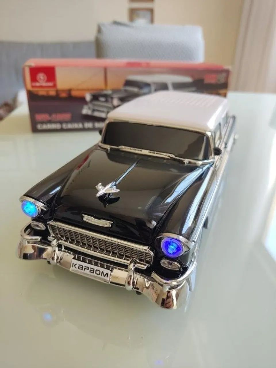 Caixa de Som Carro Clássico - Bluetooth Usb Rádio Fm - Foto 5