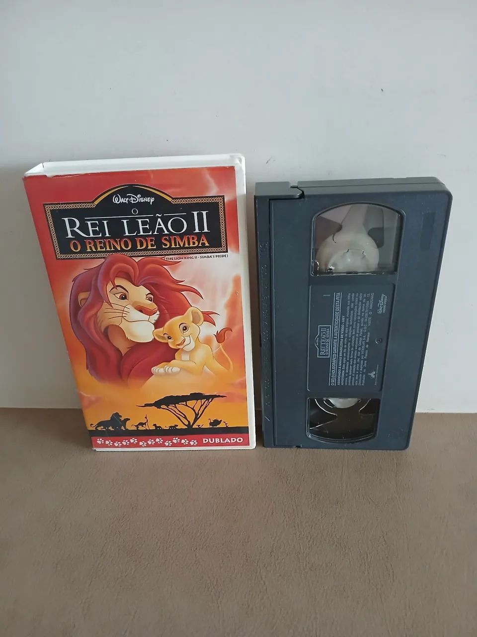 Fitas Vhs O Rei Leão 1 e 2 - Clássico Disney  - Dublados - Foto 5