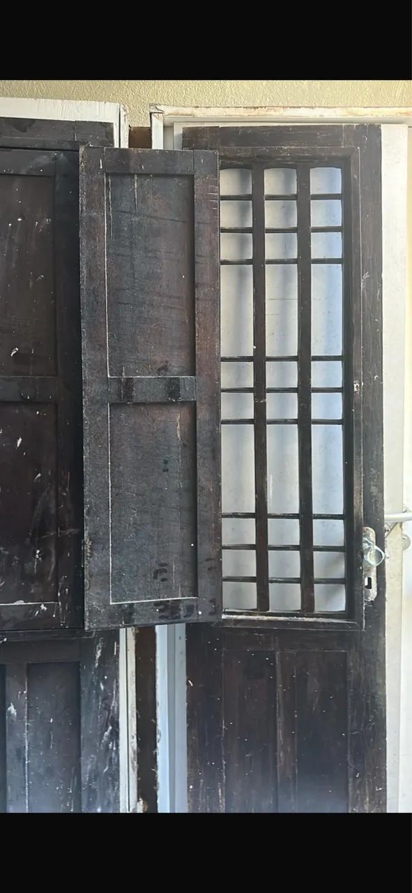 Porta veneziana madeira 