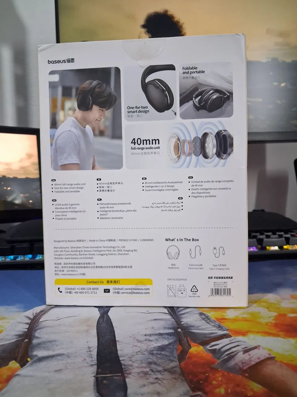 Headphone Baseus D02 PRO  NOVO - Foto 2