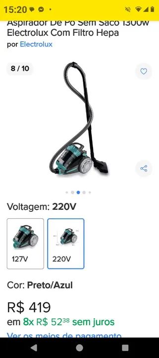 Aspirador de pó,( só pó!) - Foto 6