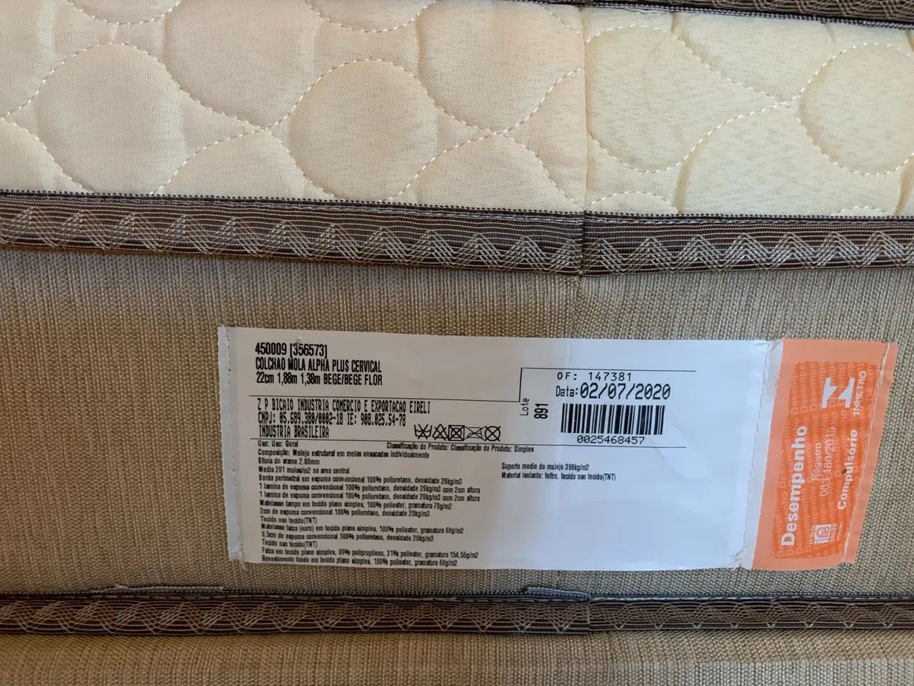 Cama box, base e colchão mola alpha plus cervical  - Foto 5