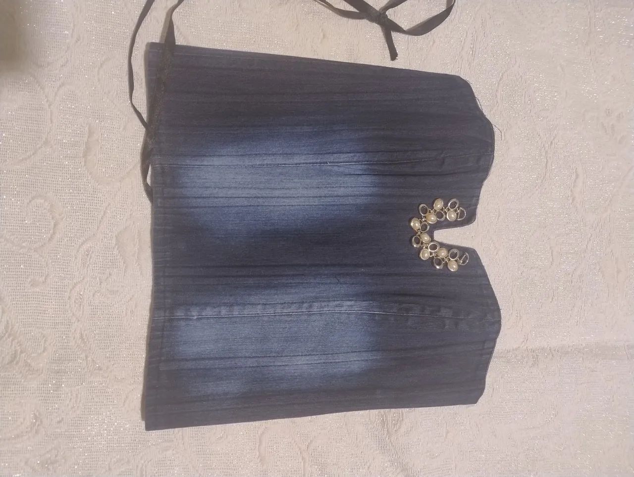 Corselet Jeans Dark - Foto 2