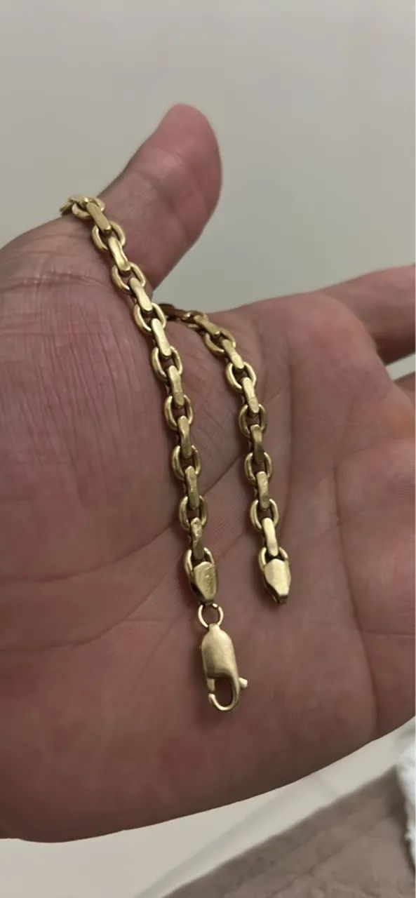  Pulseira 15G MACIÇO ouro 18k usada