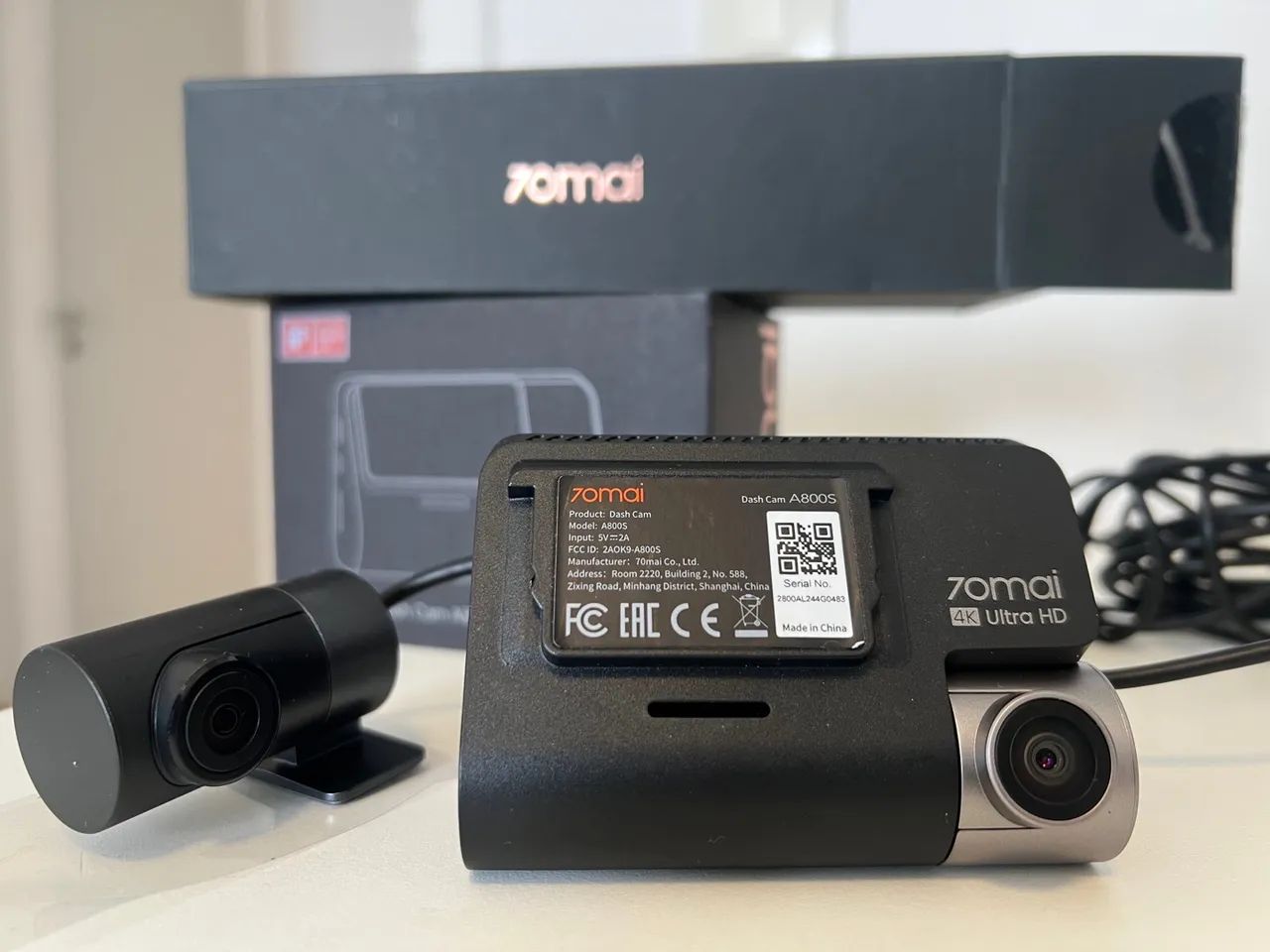 Câmera 70mai Dash Cam A800S 4K + Hardwire Kit + Rear Cam - Foto 2