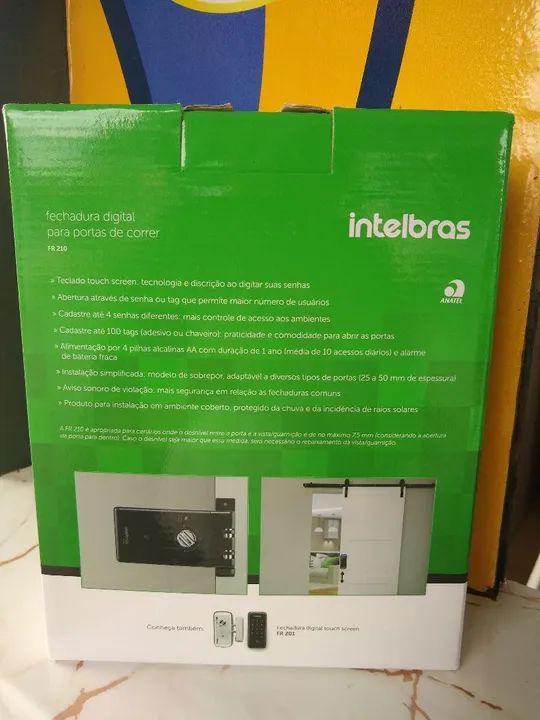 Fechadura Digital Intelbras FR 210 para Portas de Correr - Foto 5