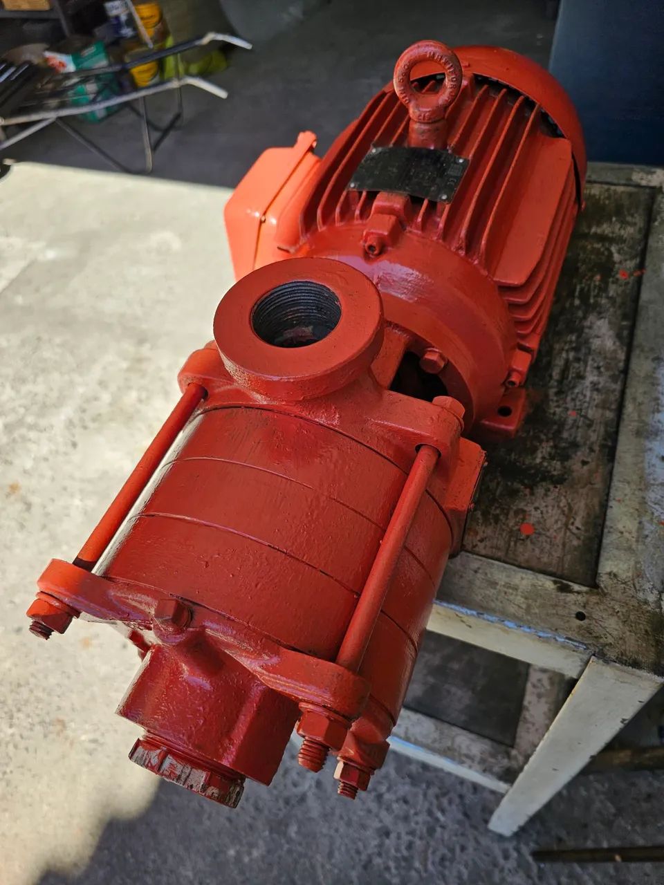 Motor Bomba d'água WEG 7,5 CV. Multiestágios  - Foto 6