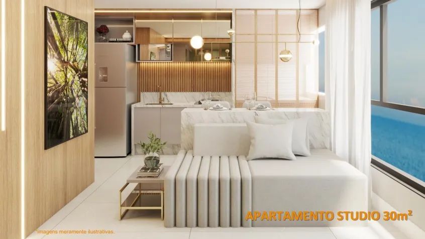 Ultima unidade: Studio para venda tem 30 m² com 1 quarto em Piedade - Jaboatão dos Guarara