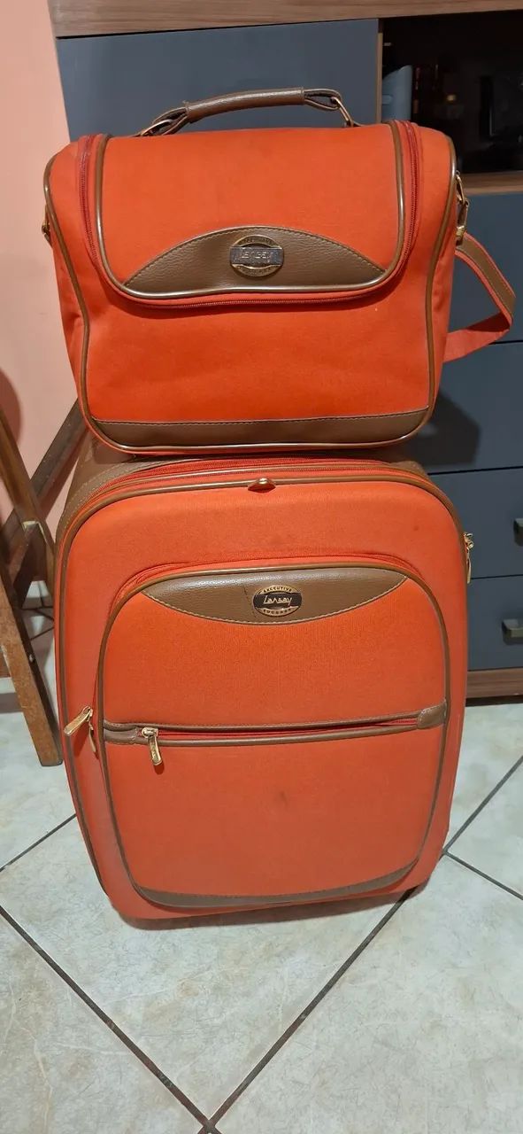 Conjunto de malas de viagem - Laranja - Foto 3