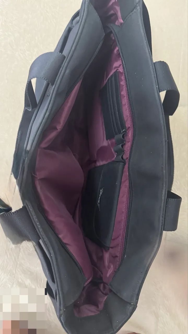 Bolsa UNCLE K - preta - notebook- muitas divisorias  - Foto 3