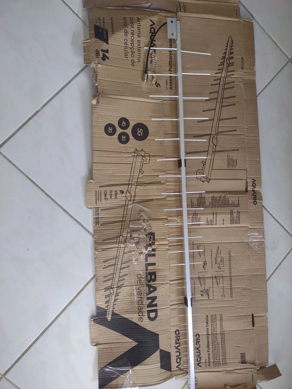 Antena Fullband para Celular 5G - Aquário