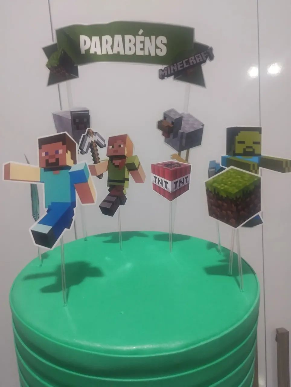 Decoração Minecraft - Vaso Temático - Foto 2