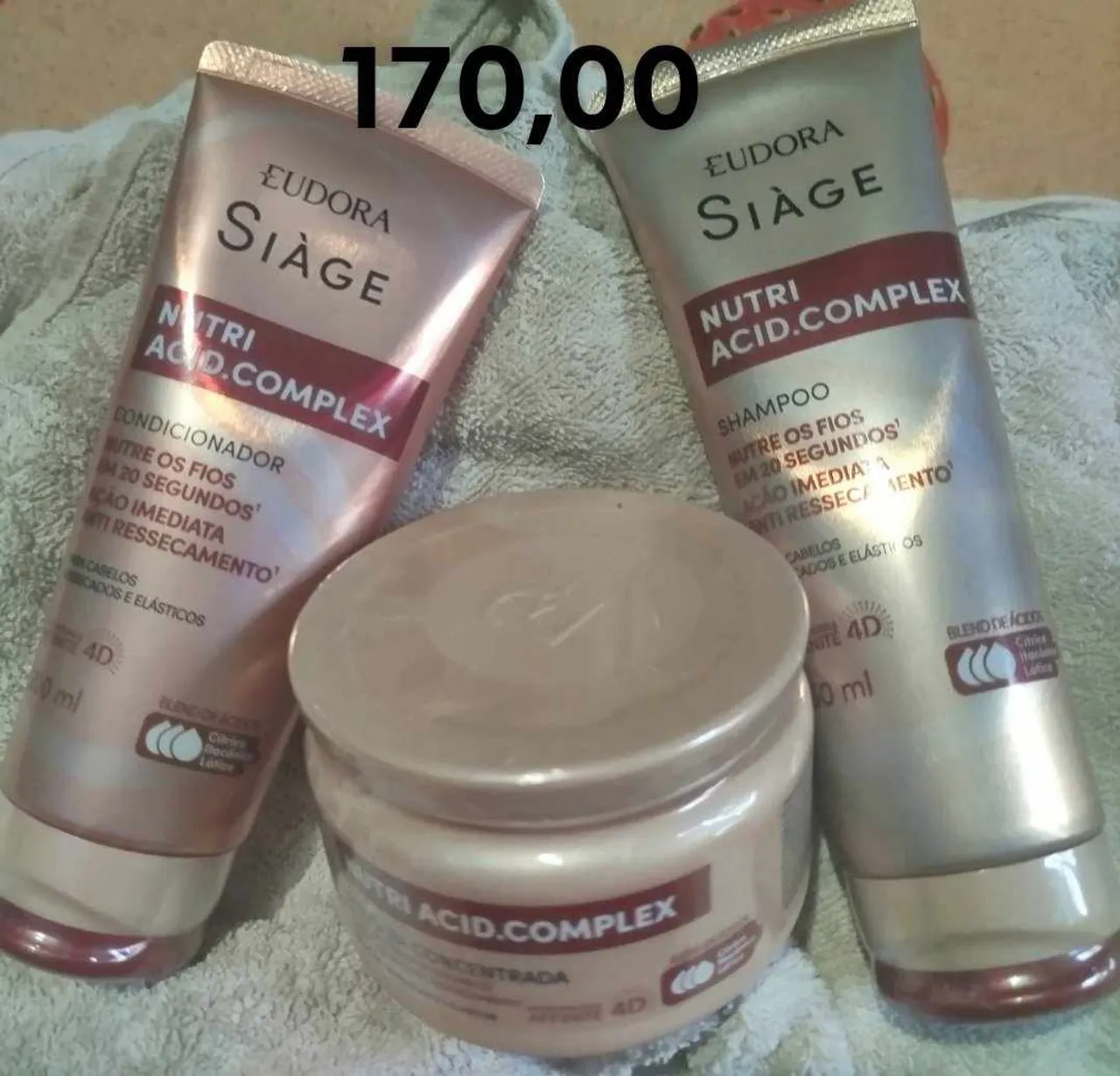 Kit Capilar Eudora Siàge Nutri Acid Complex