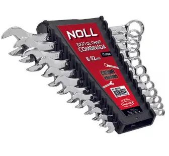 Kit Jogo De Chaves Combinadas Noll Com 12 Peças - 6 A 22mm z1444