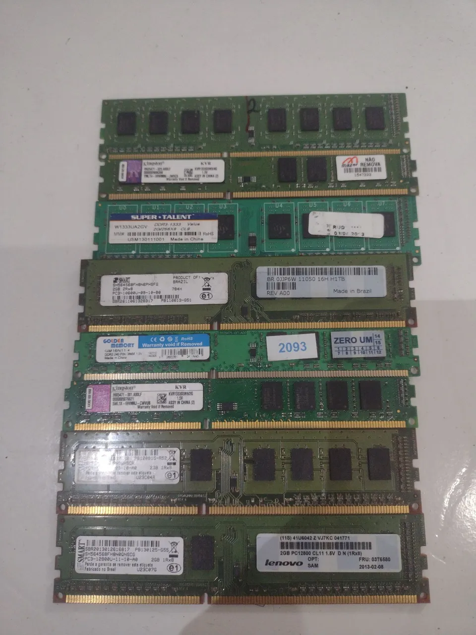 Memórias RAM DDR3 2GB