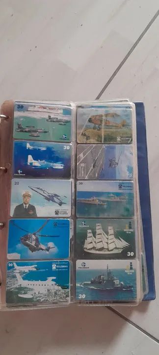 Coleção de figurinhas antigas - Telefone sem Fio,  cartões telefônicos  - Foto 3