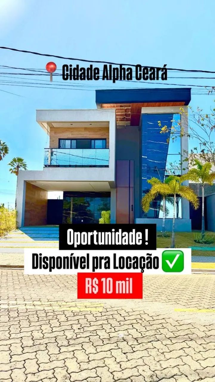 Oportunidade extra. DUPLEX COM 4 SUÍTES + escritório, no terras Alphaville Ceará,  eusebio
