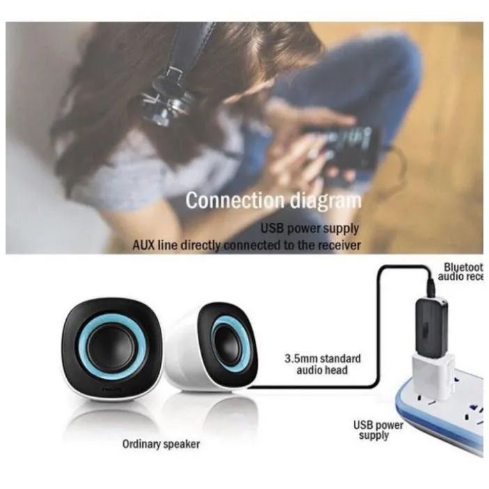 Adaptador Bluetooth USB para Áudio - Transmita Música em Seus Dispositivos - Foto 2