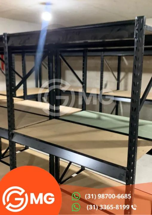 Prateleira Mini Porta Pallet Estante para Estoque - Foto 2