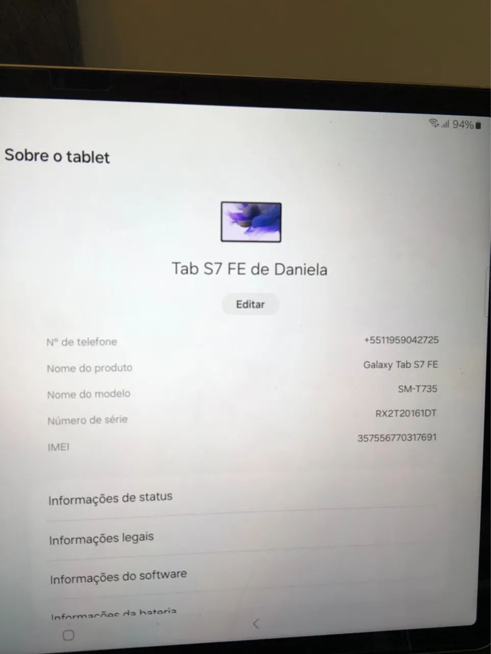 TABLET SAMSUNG S7 - Foto 4