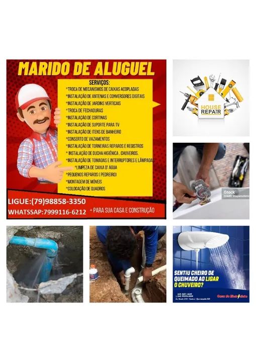  HANDYMAN - SERVIÇOS DE ELTRICISTA E ENCANADOR E OUTROS.