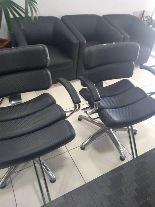 02 cadeira hidráulica de cabeleireiro 