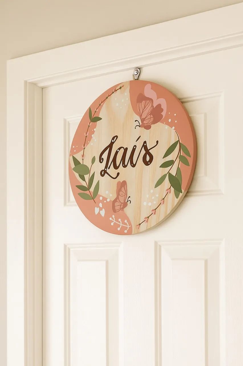 Porta maternidade - delicado e personalizado - Foto 3