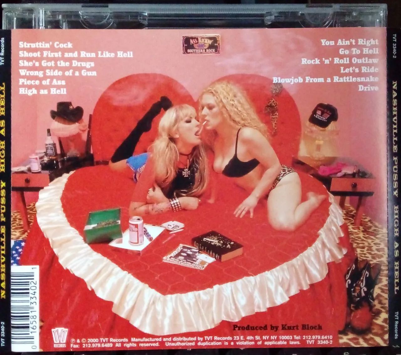 CD Nashville Pussy - High as Hell 2000 TVT Records - Foto 4