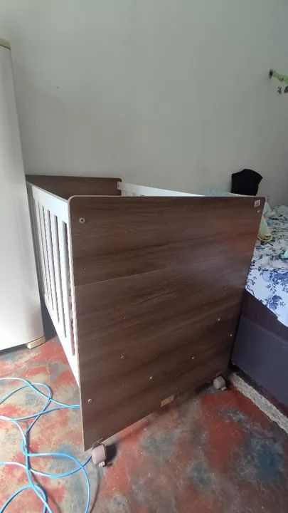 Berço Americano de Bebê Branco - Foto 4