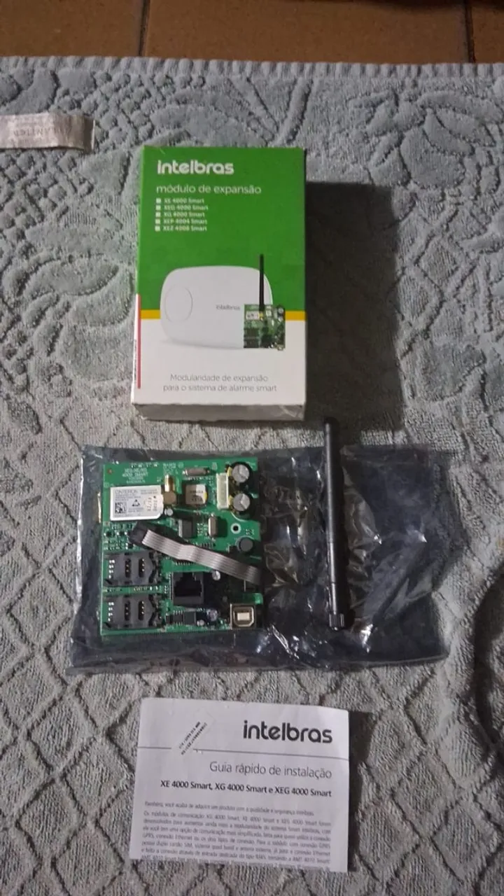 Placa Comunicador Ethernet/GPRS XEG 4000 Smart da Intelbras