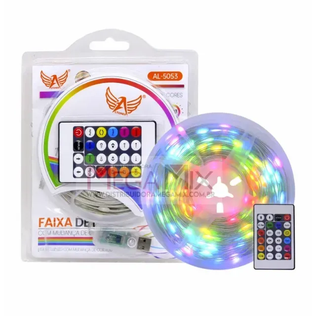 Fita de Led RGB 20W 10M AL-5053 - Altomex 010308