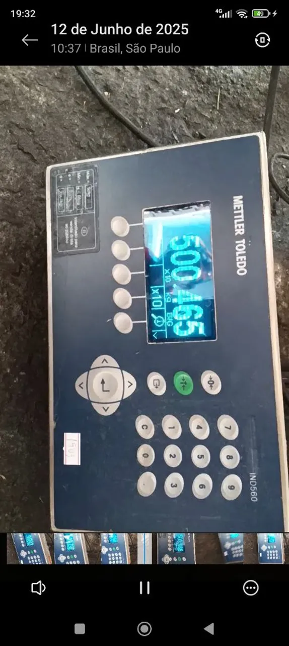 Balança Mettler Toledo IND560 600kg x1g