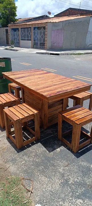 Mesa de Jantar em Madeira de Pallet - Foto 2