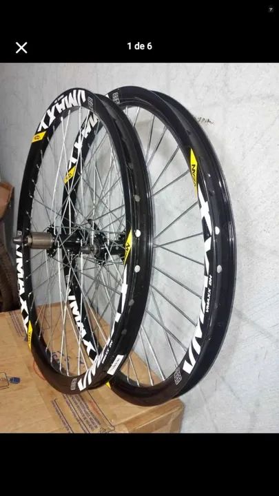 Rodas Aro 26 com cubos k7 Vmaxx novas