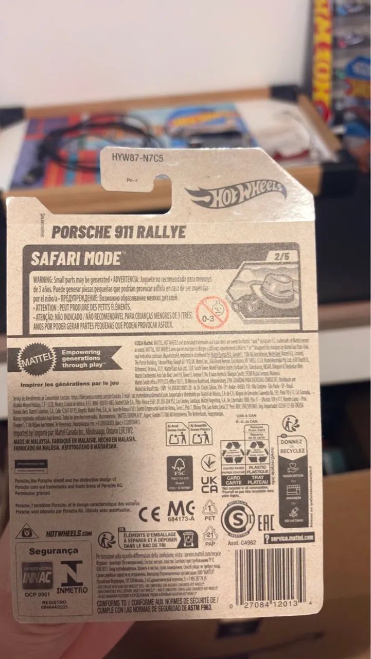 Carrinho Hot Wheels Porsche 911 Rallye - Foto 2