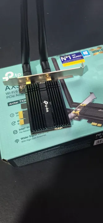 Placa de Rede Wi-Fi 6 PCIe Archer TX50 - Tp-Link