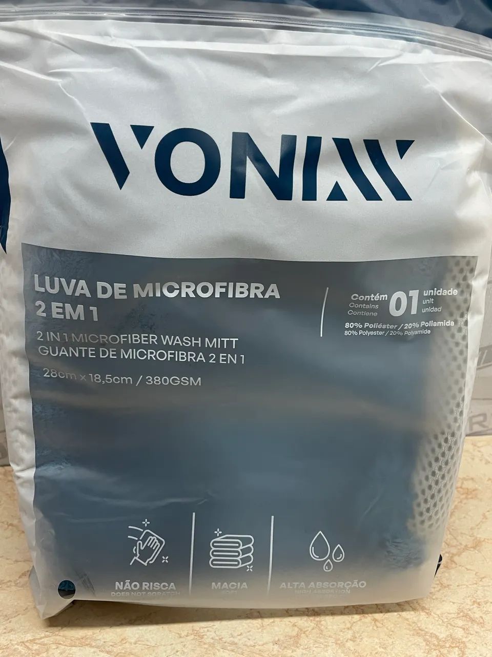 Luva de Microfibra VONIXX de altíssima qualidade profissional 