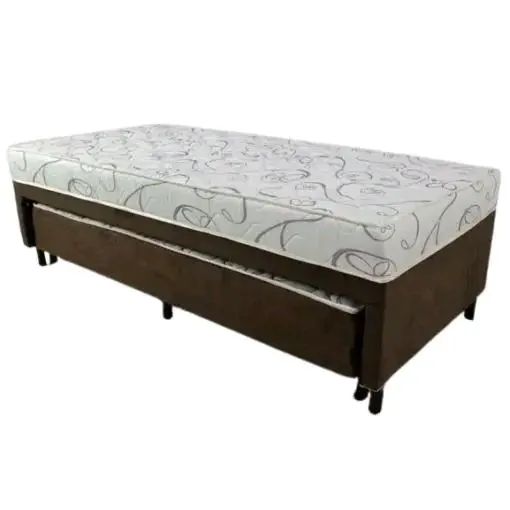 Cama Box solteiro com auxiliar sonho bom D28 tt W98 - Foto 2