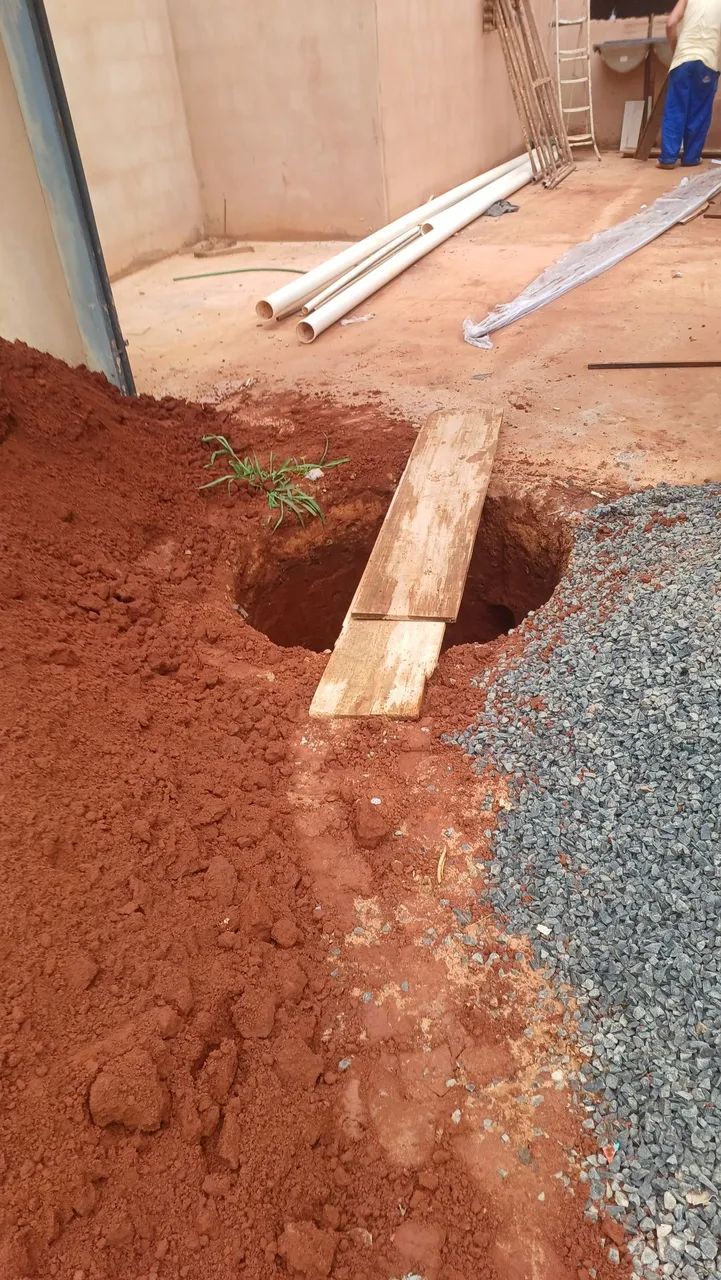 Fossa e ligação para esgoto  - Foto 6
