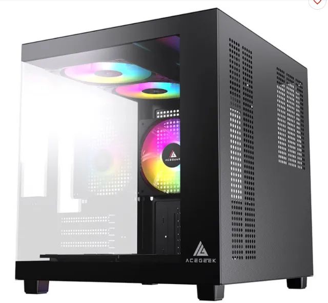 Gabinete gamer novo, lacrado! Aquário Tide, em vidro temperado! - Foto 4