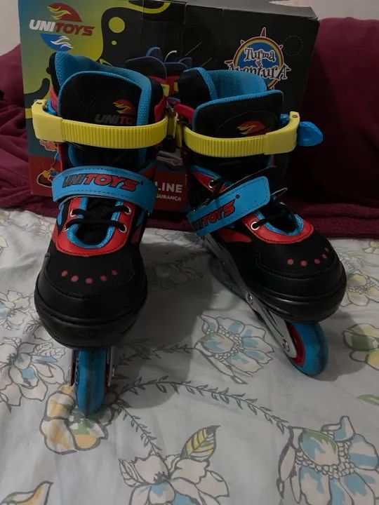 Patins Inline Infantil - Turma da Aventura - 33-37 - Foto 6