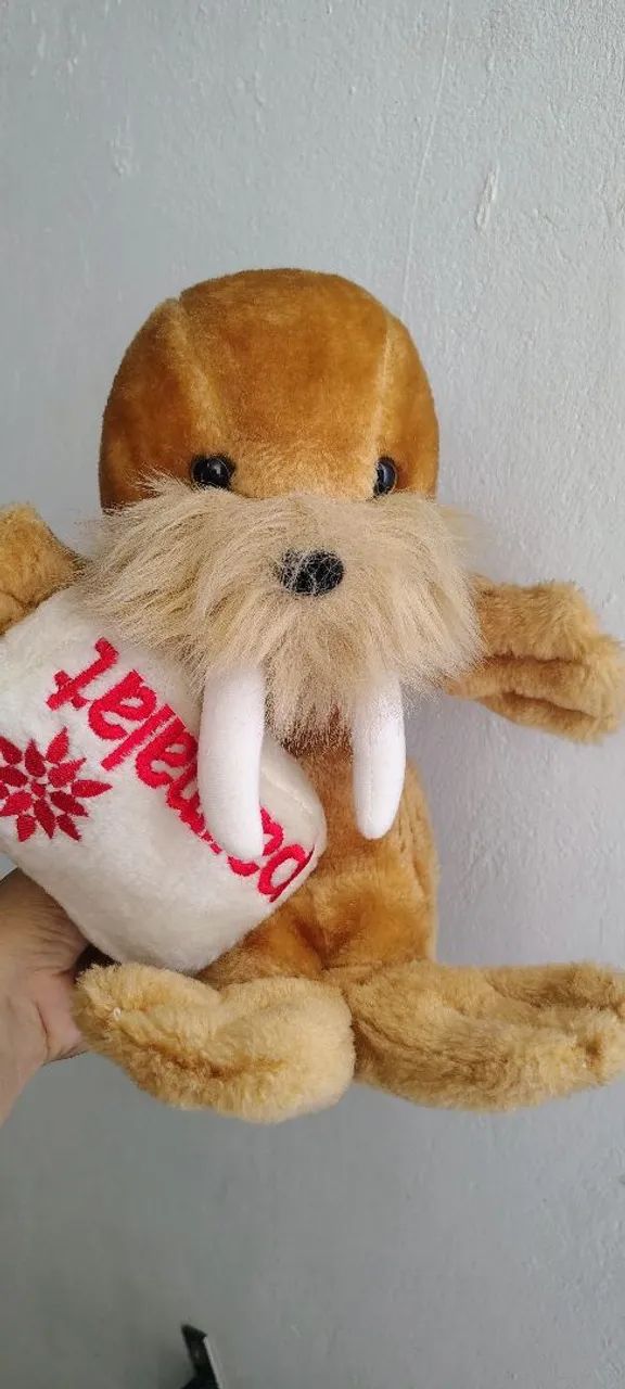 Boneco antigo Leão Parmalat pelúcia  - Foto 2