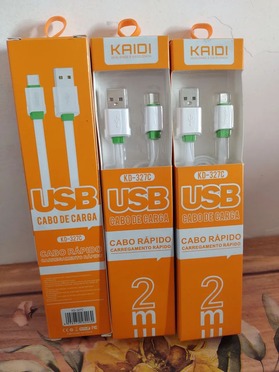 Cabos USB de Carregamento Rápido Kaidi KD-327C
