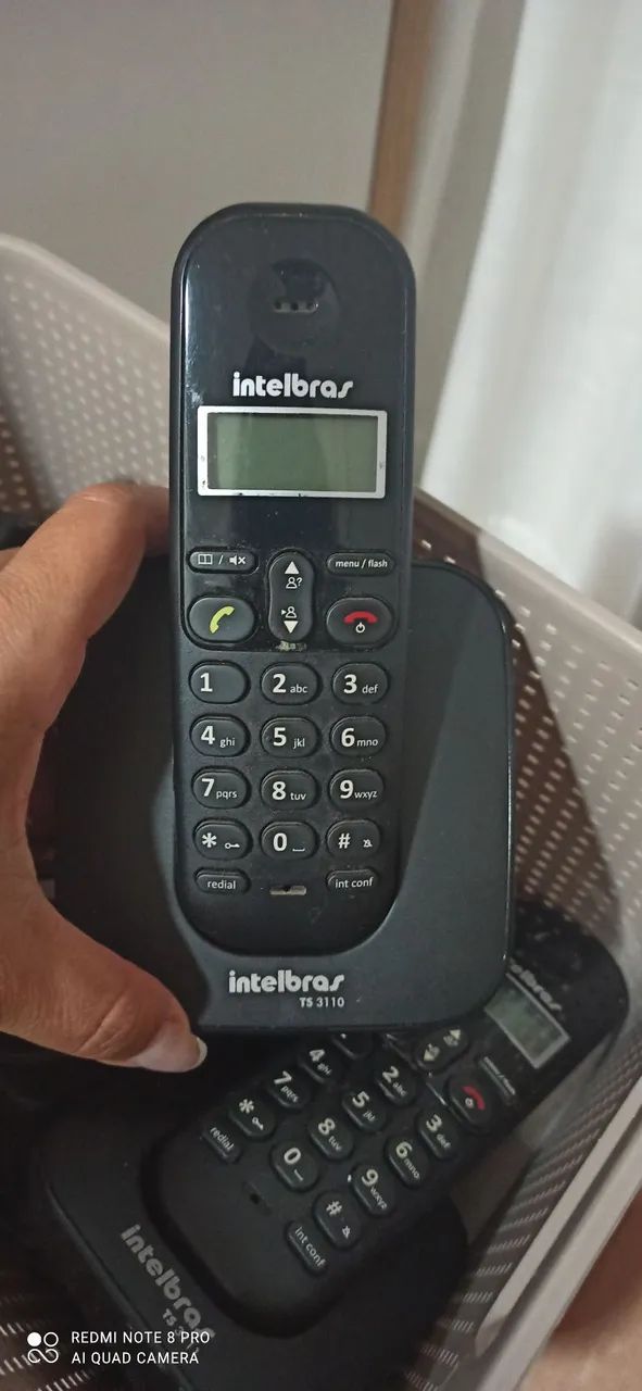1 Telefone sem fio com mais 2 ramais - Foto 2