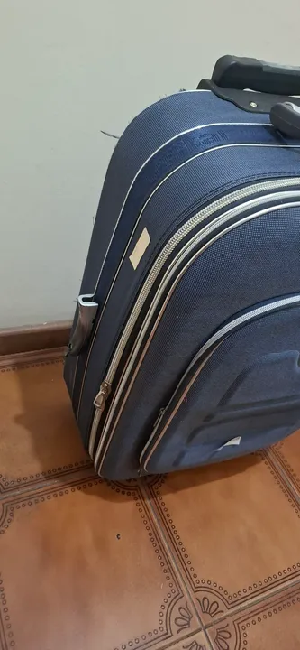 Mala de Viagem Azul