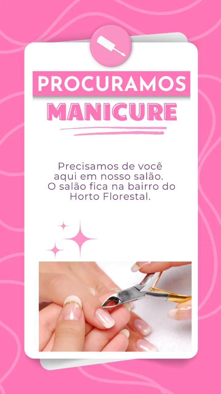 Precisa-se de Manicure